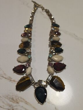 Chloe + Isabel Multicolor Teardrop Statement Necklace - Women Jewelry